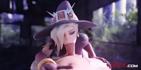Witch Mercy Sucking Dick - Tiaz-3dx