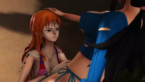 Nami giving it to Robin - AmateurSFM