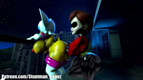 Rouge getting Fisted - Stuntman Shocking Lopez