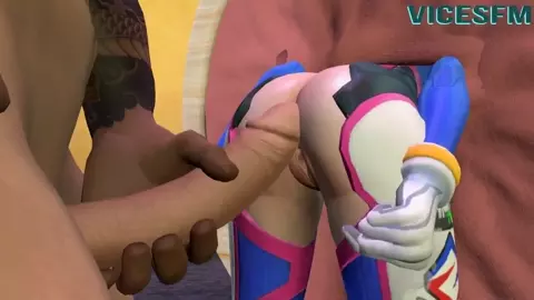 D.Va Bondage Fuck - Vicesfm