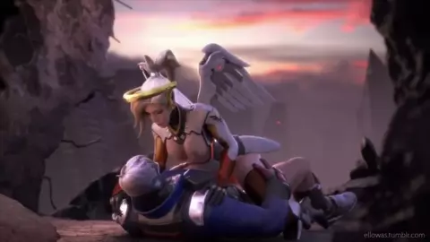 Mercy Riding Soldier 76 Cock - Ellowas
