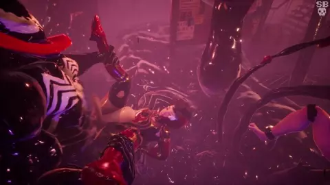 Venom and Spiderboi - Sleepy_B