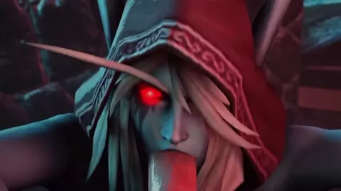 Sylvanas Blowing off some steam - Secazz