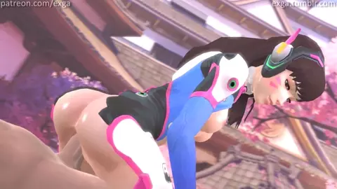 D.va pov cowgirl - Exga