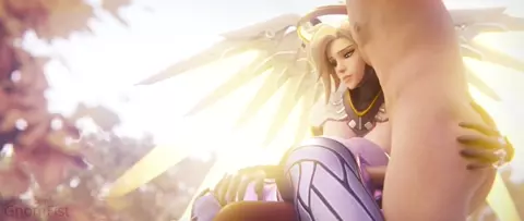 Mercy and Widowmaker Threseome - Gnomfist