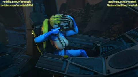 Samus Aran on a Strange Alien Planet Part 1 - Rrostek