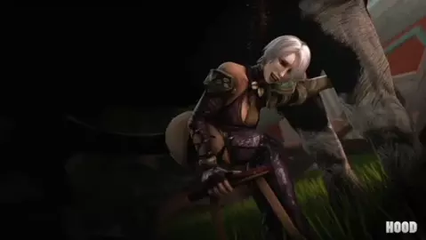 Ivy playing with her ass using a horse