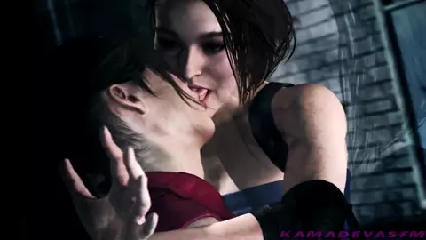 jill and Claire kissing - KamadevaSFM