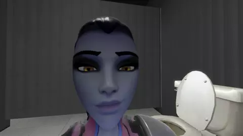Widowmaker Has Fun With A Glory Hole
