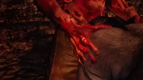Khajiiti Teen Gives Herself to Lustful Zombie