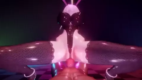 MMD haku pole dance