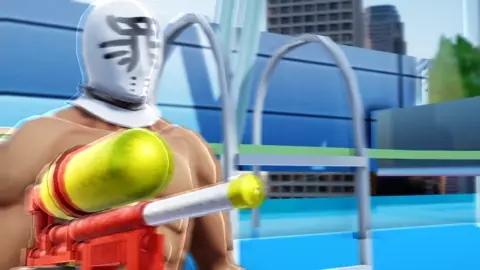 Water gun battle