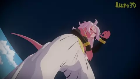 Android 21 Foot fetish trample POV