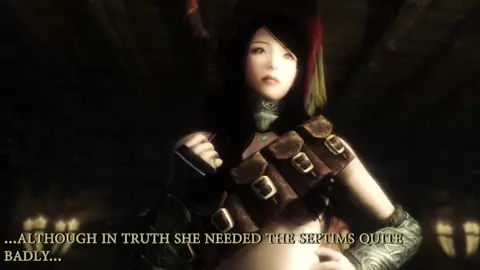 Skyrim - Naive Adventurer Masturbates Before Questing and Getting Caught