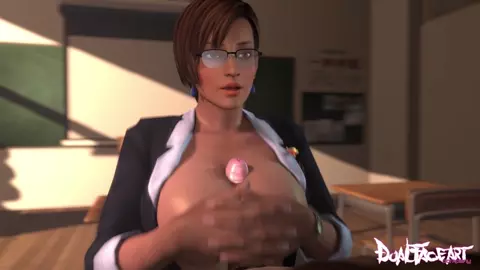 Lisa plays teacher (Dual-Face-Art) [Dead or Alive]
