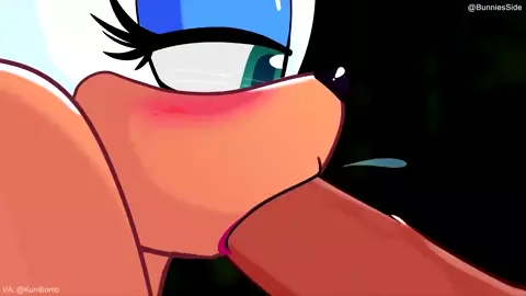 Rouge the bat Blowjob [Beachside Bunnies]