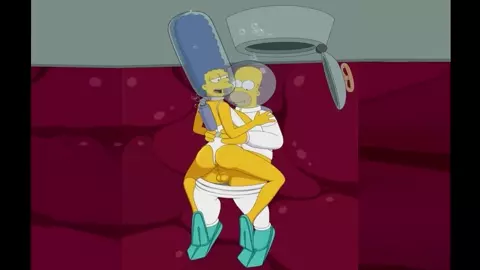 The Simpsons - Marge and Homer fuck under the sea