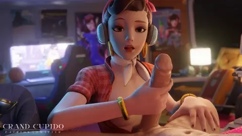 Dva Enjoying big Dick Overwatch Part 2
