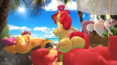 Beach Party MLP [hooves-art]