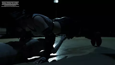 Tifa Doing Pushups