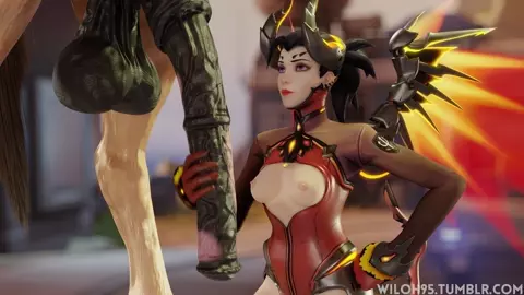 DMercy Horse Handjob [Wiloh95]