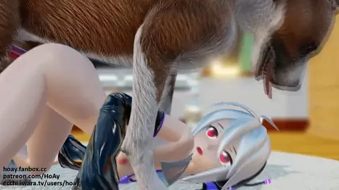 MMD Dog anal