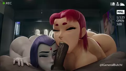Raven and Starfire Pov [generalbutch]