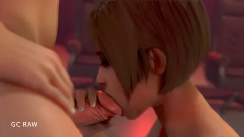 Ada and Claire Futa Blowjob