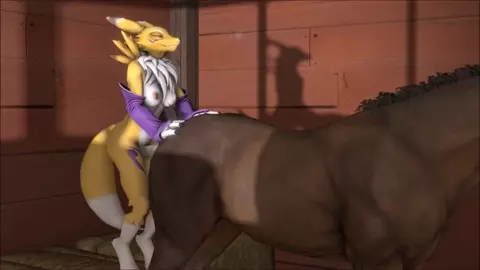 Renamon x Horse [SumerianDragon]