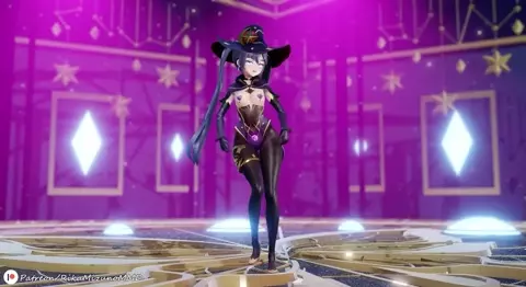 【Genshin Impact】 Mona and Tentacles - MMD Dance + Sex