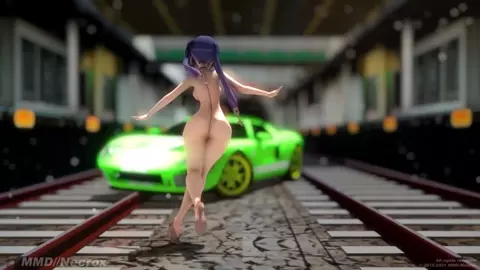 【MMD R18】It's not Menhera (メンヘラじゃないもん！) - Mona Thicc (Genshin Impact)
