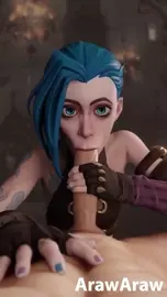 Jinx Blowjob [Arawaraw]