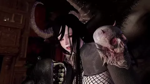 The heroine sorcerer who became the sex slave of the monster 3 demo