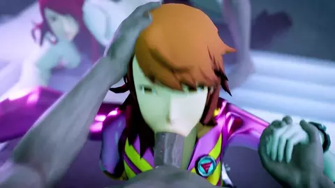 Yukari's lewd hand holding blowjob