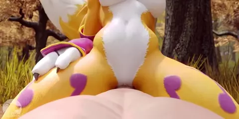 Renamon Riding [furromantic]