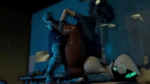 Princess Luna and Haydee taking turns fucking each other (Xvvajra)