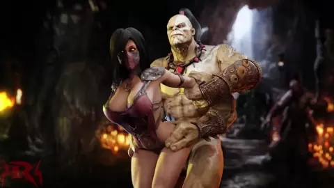 Goro bangs Mileena
