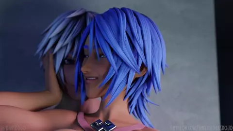 Kingdom Hearts ~ Riku x Aqua - Thighjob ~ MasterDan