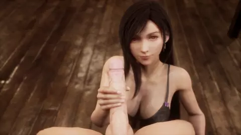 [FF7] Tifa Handjob [4K] [JuicyNeko]