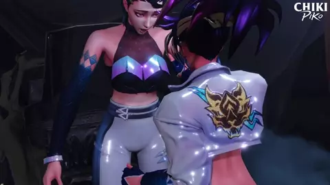 K/DA Lesbian Akali + Kaisa