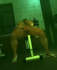 Jill valentine at gym