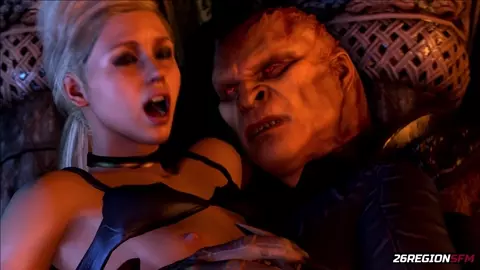Cassie Cage VS Shao Kahn [26RegionSFM]