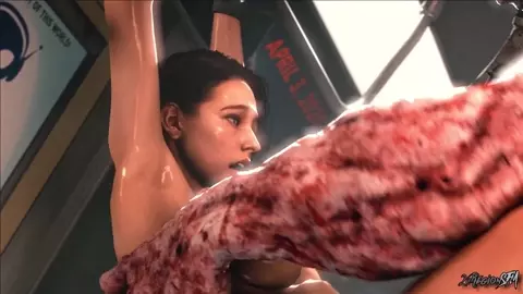 Jill Valentine Vs Nemesis In A Train [26RegionSFM]