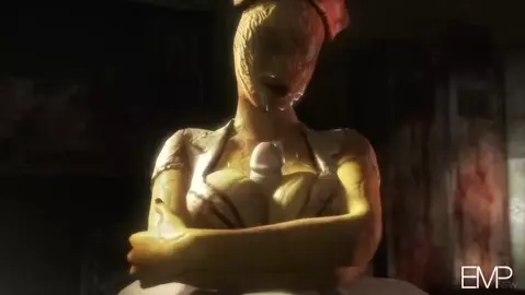 Bubble head nurse paizuri 6 (Silent Hill)