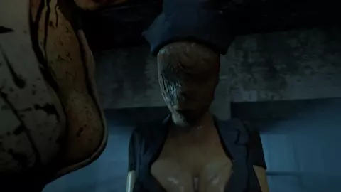 Bubble head nurse paizuri (Silent Hill)