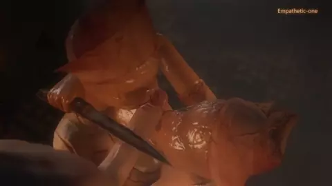 2 Bubble head nurses (Silent Hill)