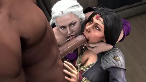 Wonder Woman And Sindel Helping Hand [Quicke]