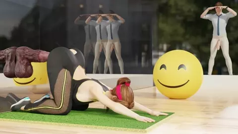Jessie Doing Her Yoga Thing [TheDirtDen]