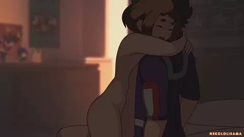 Midoriya And Ochako Uraraka [Nekololisama]
