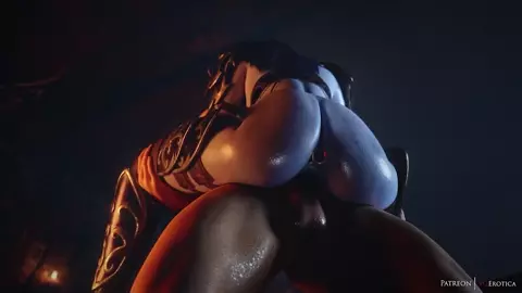 Widowmaker BBC ride with Plug Part 2 [VGErotica]